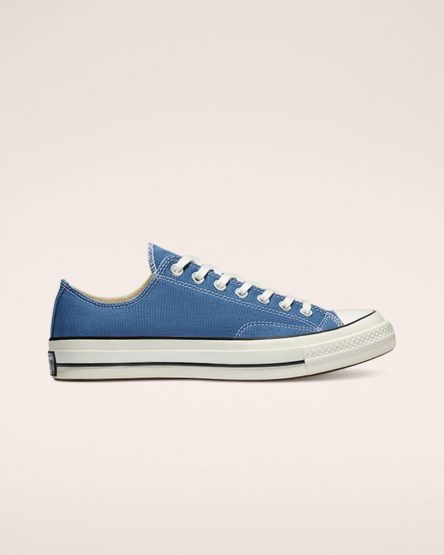 Women's Converse Chuck 70 Vintage Canvas Low Top Shoes Navy / Black | AU 095ECX